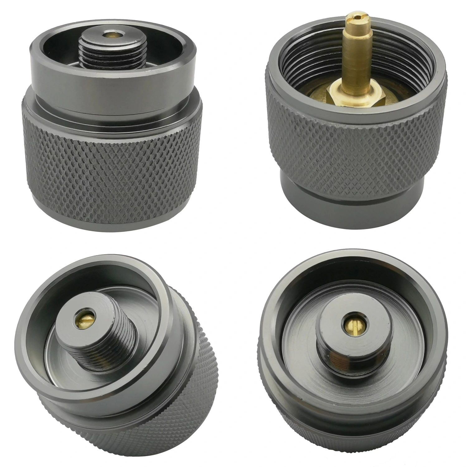 Self-closing Gas Irrigation Adapter Screw Adapter