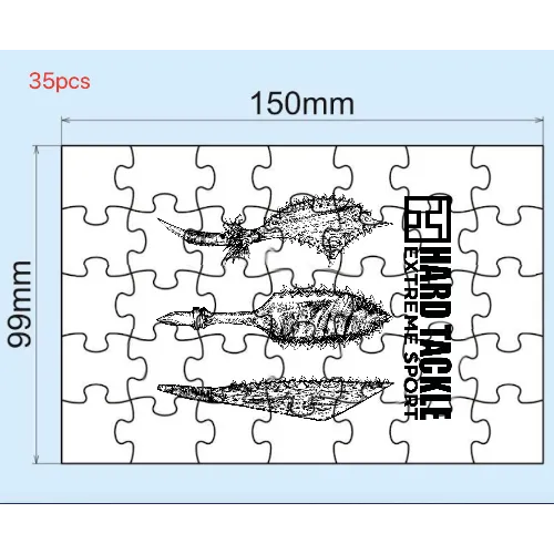 Hard Tackle Wooden puzzle