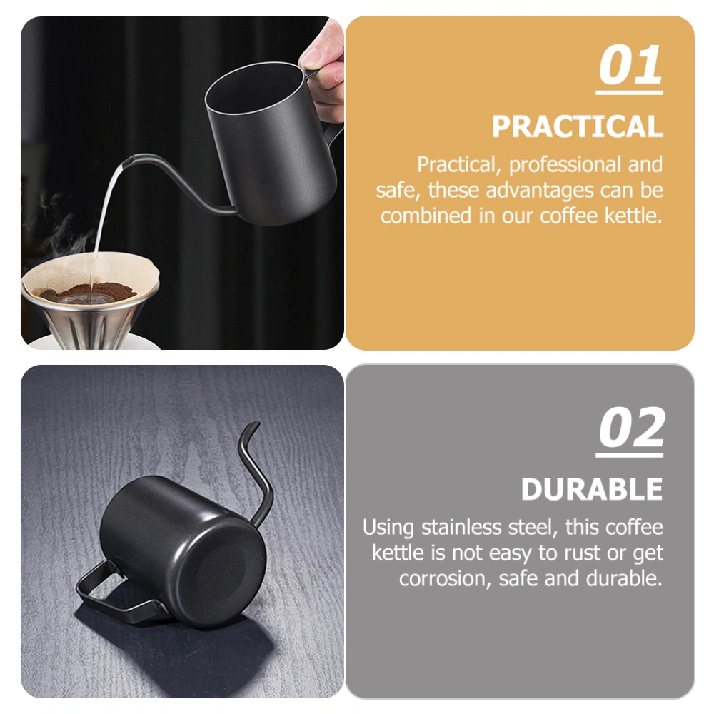 Hand Drip Coffee Kettle Handheld Narrow Spout Coffee Kettle Coffee Pot 250ml