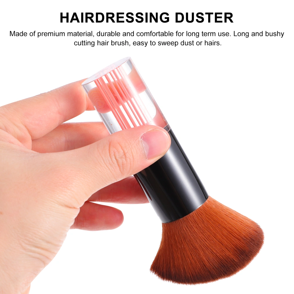 1PC Hairdressing Neck Face Duster Brush Barber Brush(Handle for Random Color)