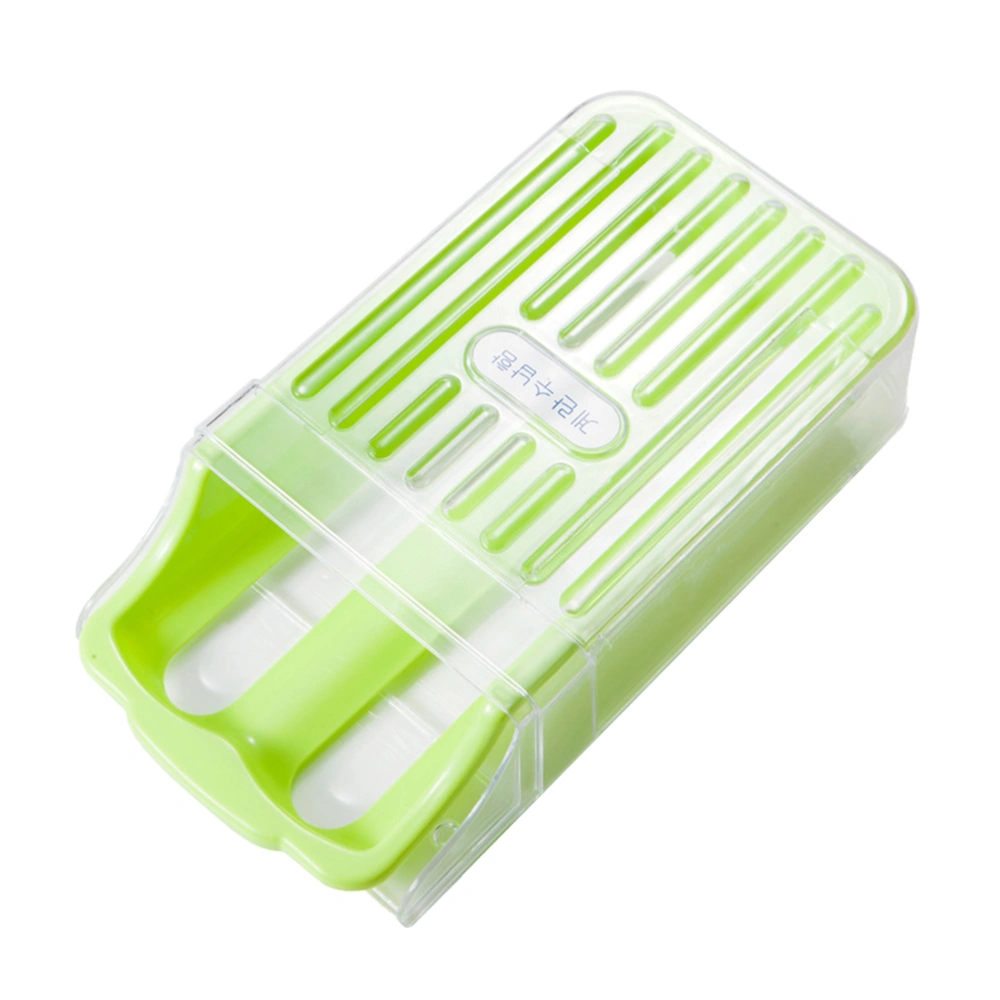 Plastic Refrigerator Egg Storage Box Drawer Type Egg Dispenser Kitchen Egg Container for Home (Random Color)