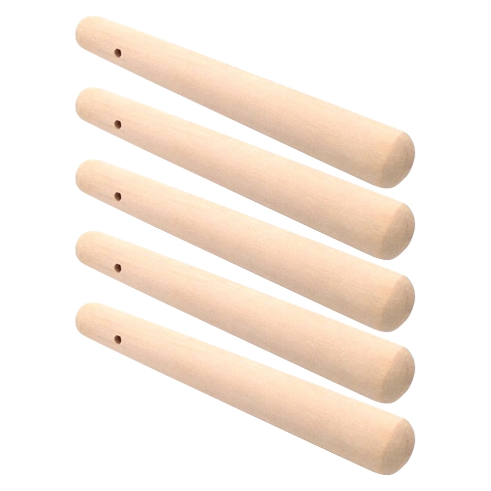 5Pcs Multipurpose Food Pounded Stick Portable Wooden Grinding Rods for Home