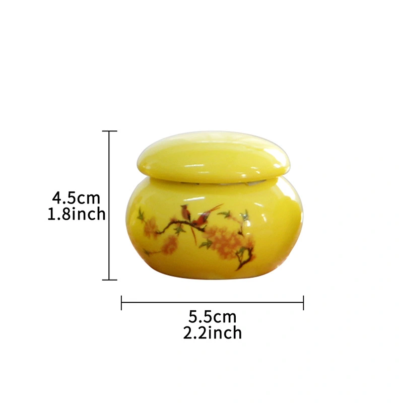 Household Tea Canister Candy Jar Tea Leaves Storage Jar for Home Office