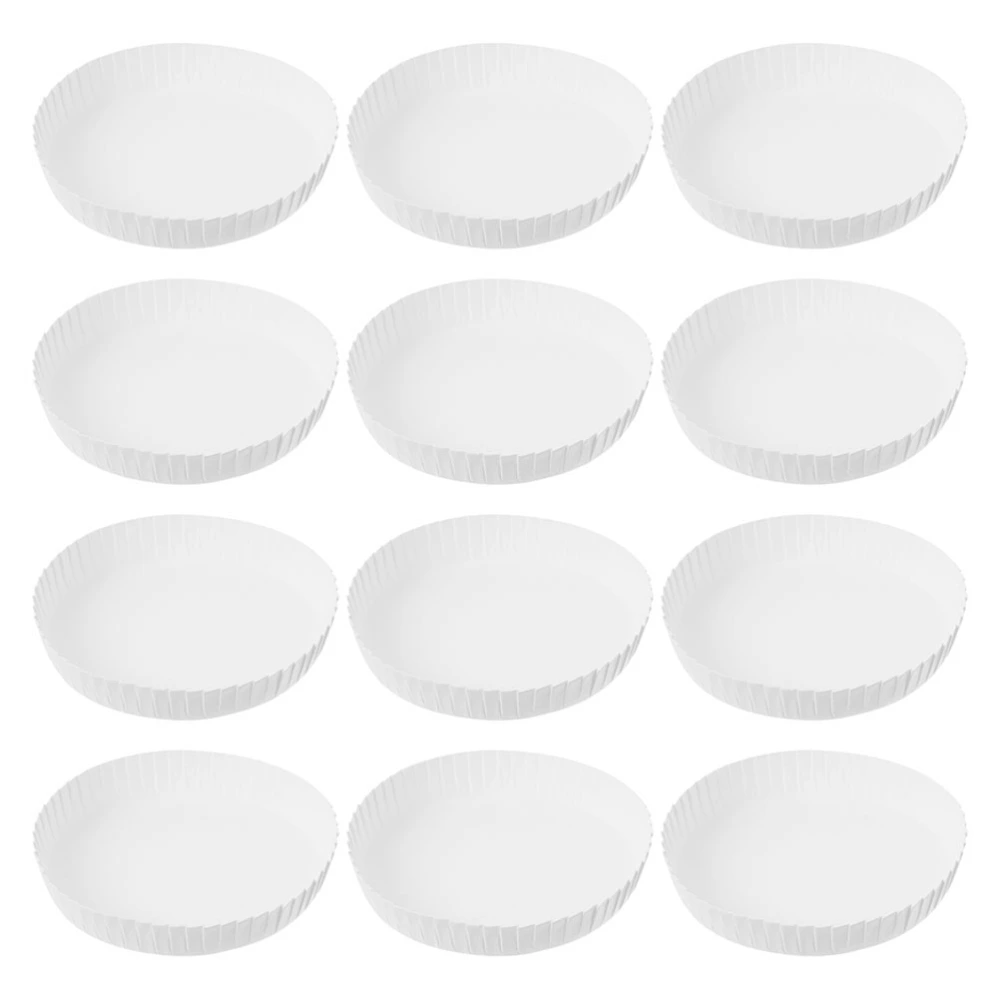 50Pcs Disposable Cup Lids Paper Cup Covers Paper Lid for Drinks Paper Cup Lids