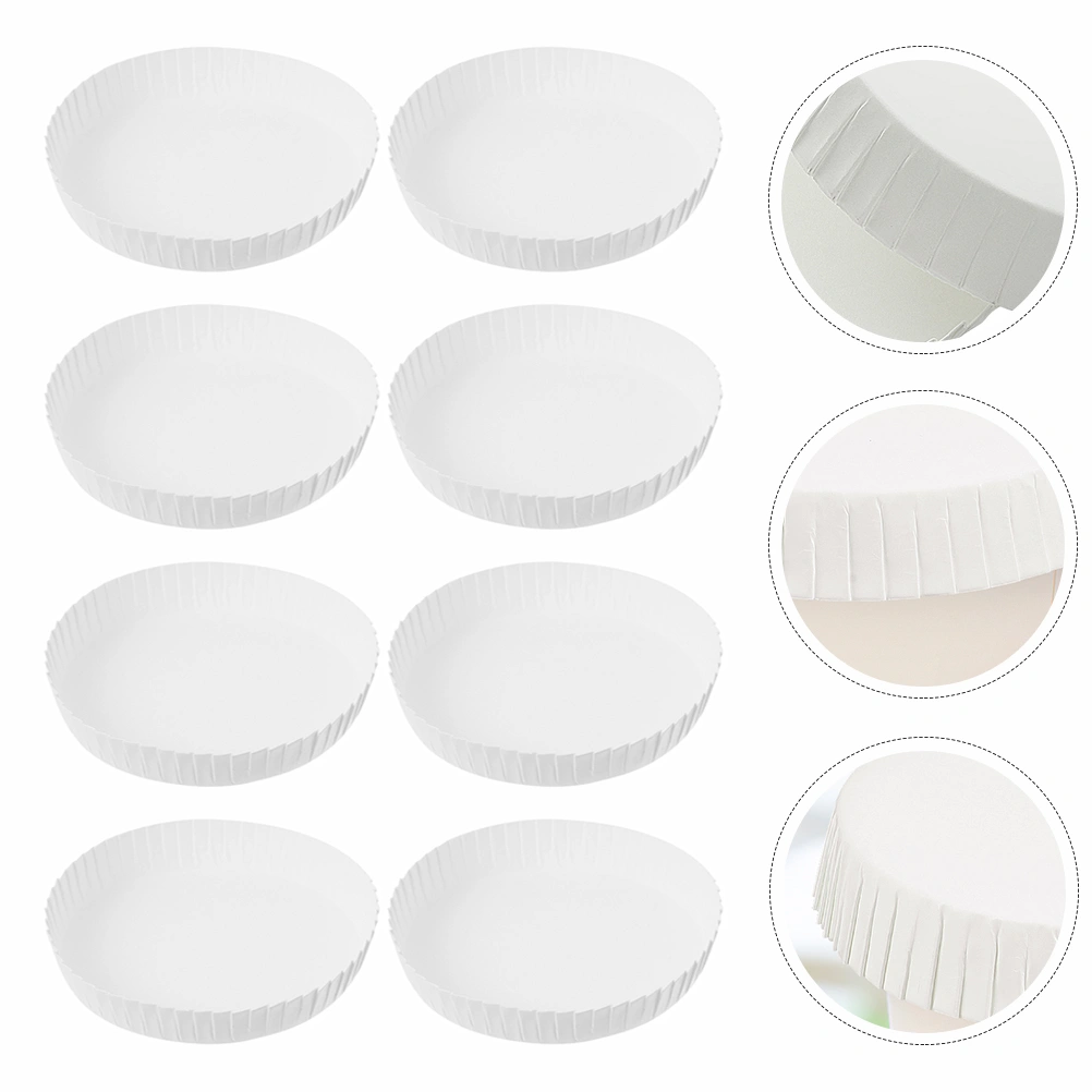 50Pcs Disposable Cup Lids Paper Cup Covers Paper Lid for Drinks Paper Cup Lids