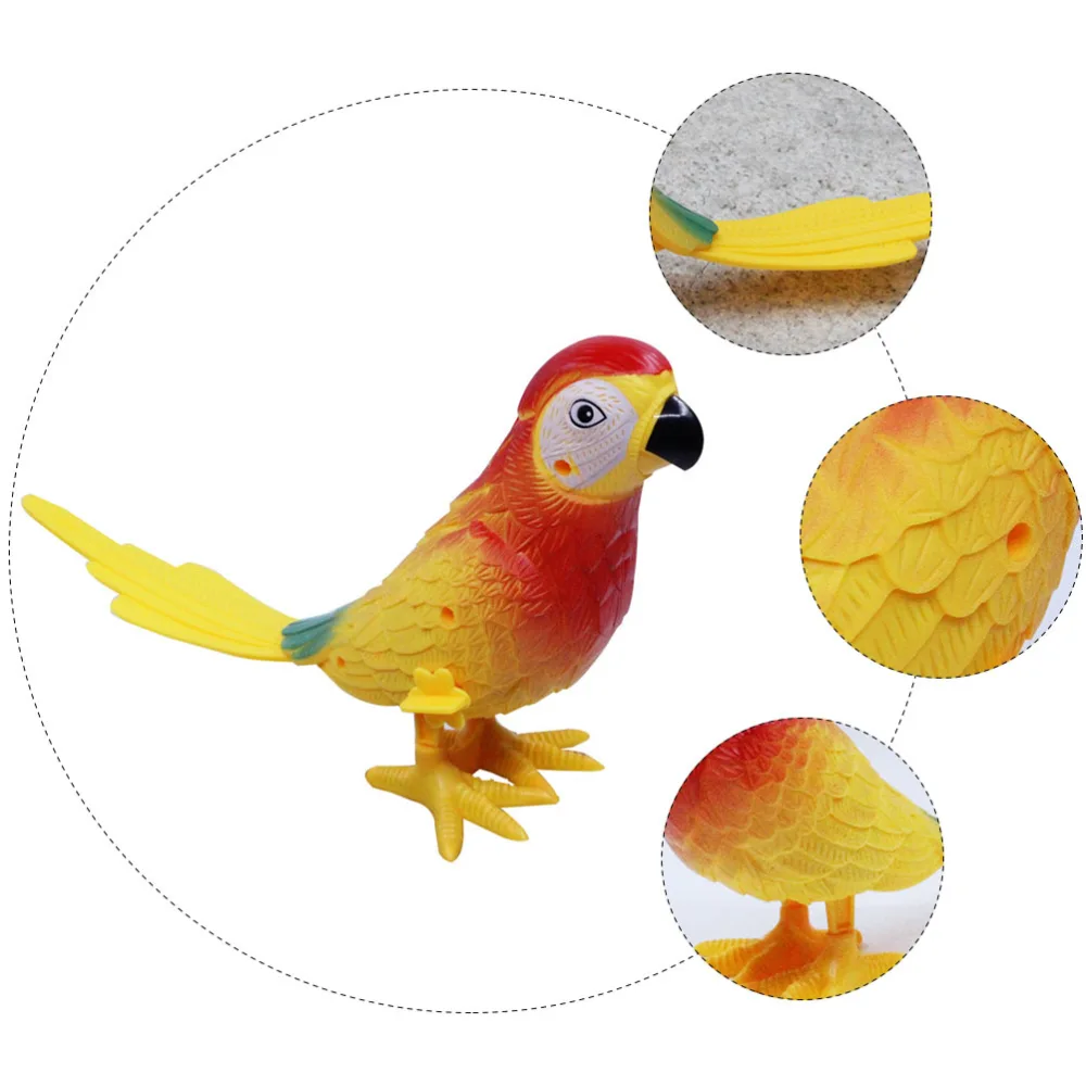 4Pcs Christmas Clockwork Parrot Toys Funny Kids Toys Children Playthings