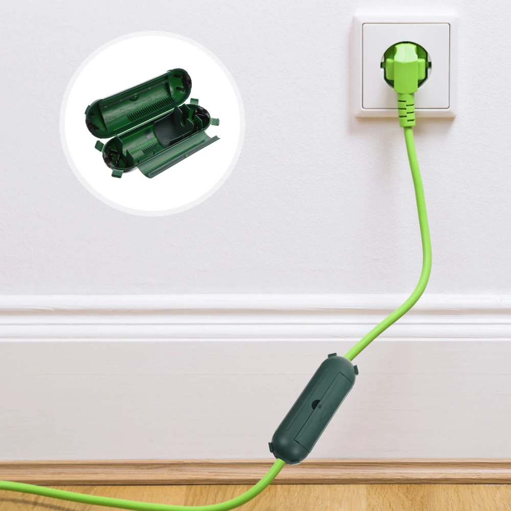 1pc Connection Box Weatherproof Electrical Extension Cord Box (Random Color)