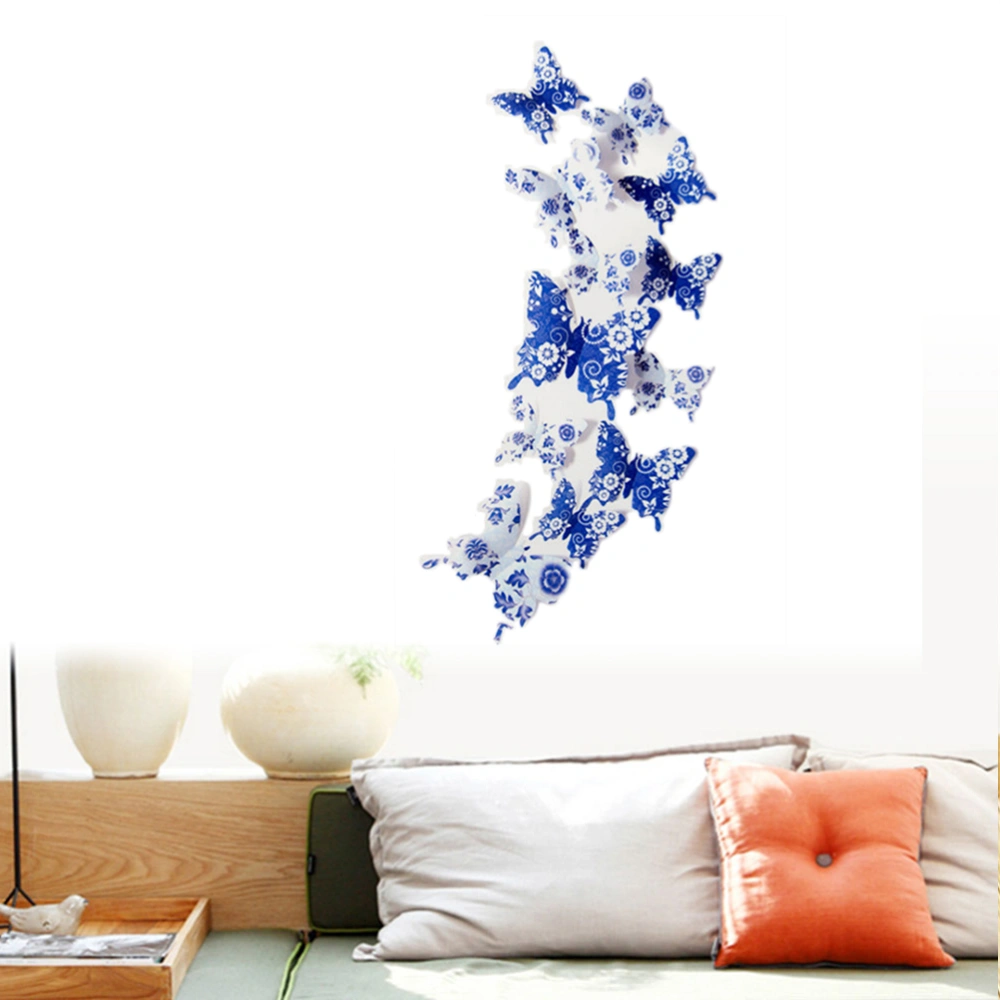 3D Wall Sticker Creative Wall Decoration for Home Children Room Living Room Bedroom (24 Butterfly)