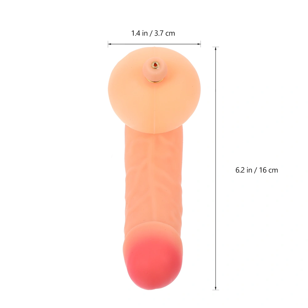 1 Set Inflatable Penis Cover Interactive Silicone Penis Enlarge Sleeve for Men