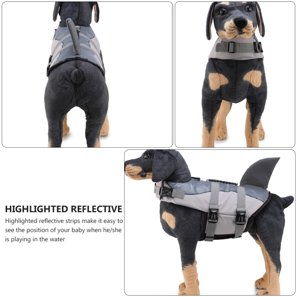 Dog Life Vest Reflective Puppy Safety Vest with Handle Pet Swimming Clothes