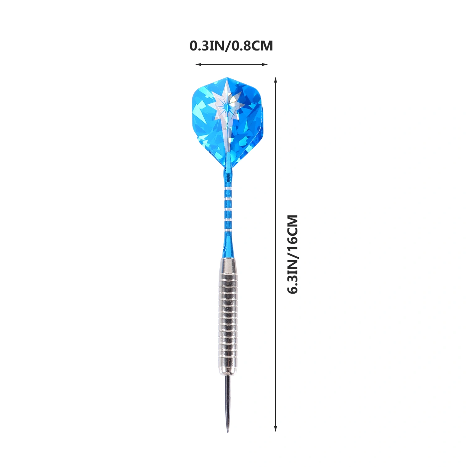 12pcs Practical Iron Tip Darts Durable Dart Set for Indoor Leisure Activities