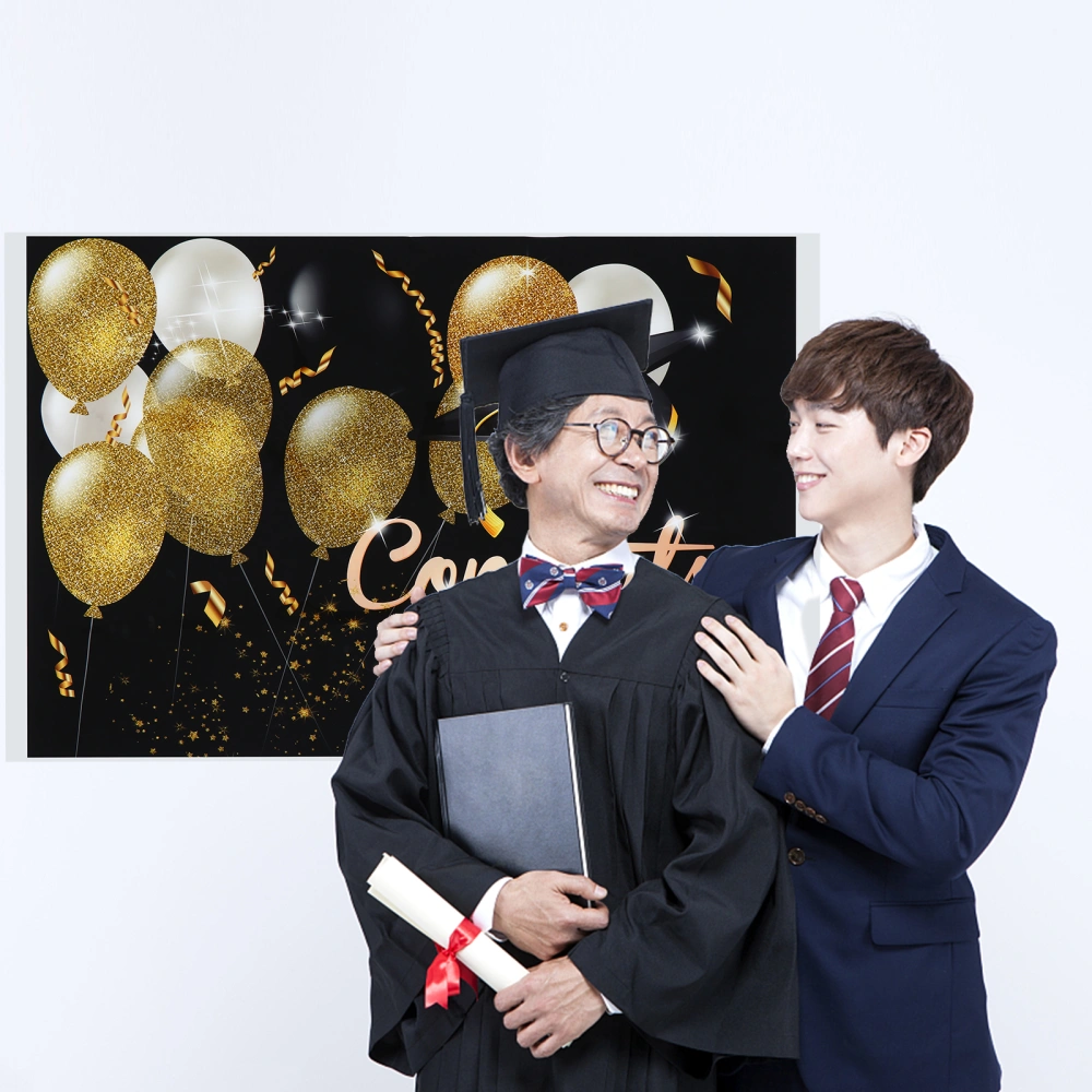 Creative Graduation Party Banner Fashion Background Cloth Banner Graduation Flag