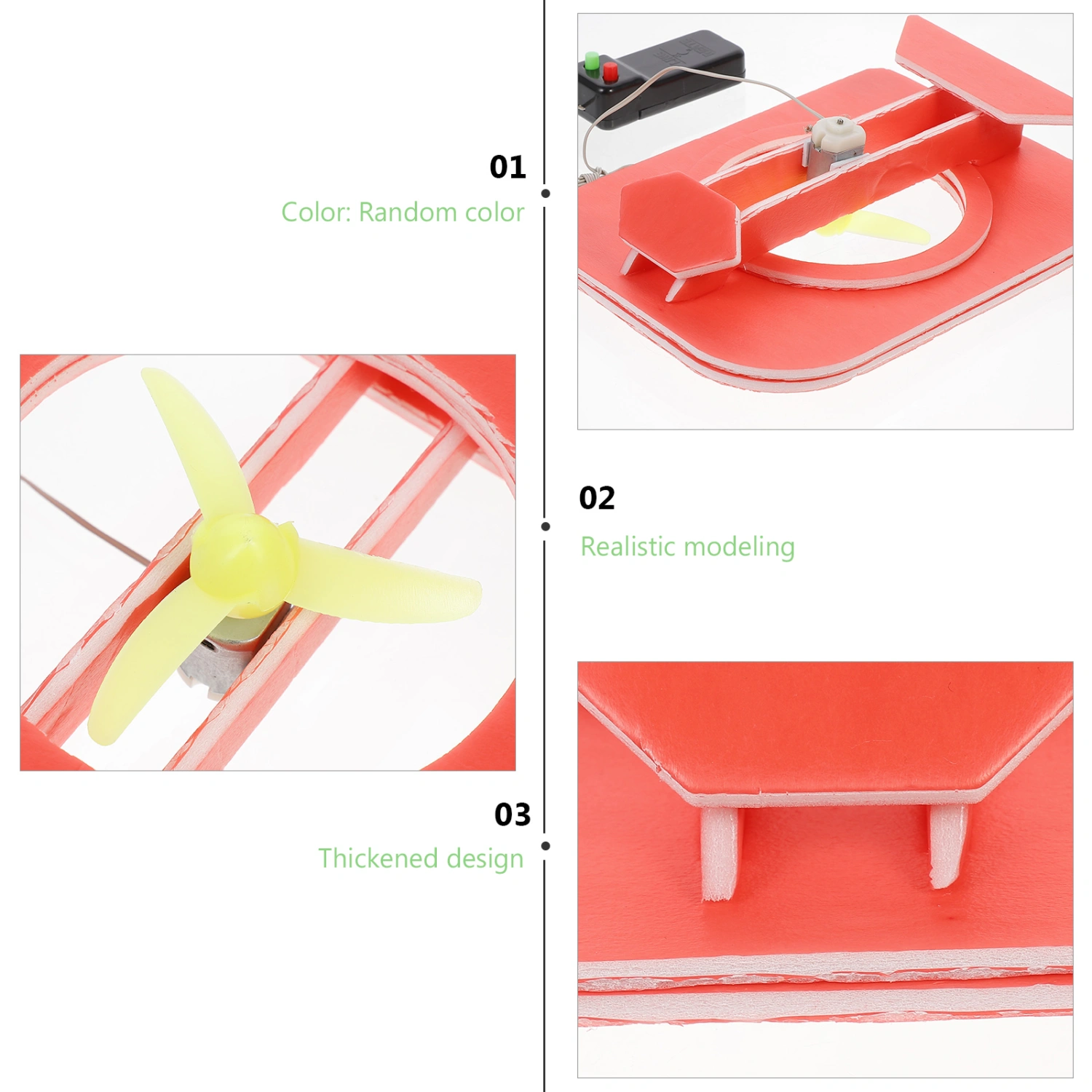 1 Set Science Learning Kit DIY Hovercraft Model Assembly Toy for Children