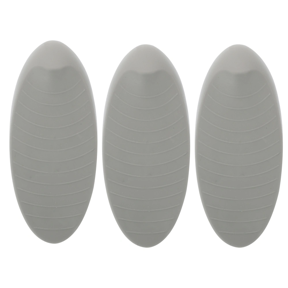 3pcs Non-Skid Rubber Door Buffers Bathroom Door Stoppers Bedroom Door Holder