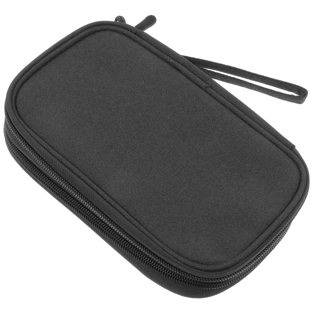 1pc Portable Power Bank Bag Practical Digital Accessories Storage Bag (Black)