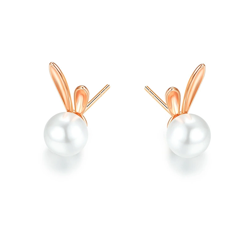 Bagley S925 Silver Rabbit Pearl Earrings Female 2023 New Premium Sense Of Niche Design Gift Girlfriend Earrings