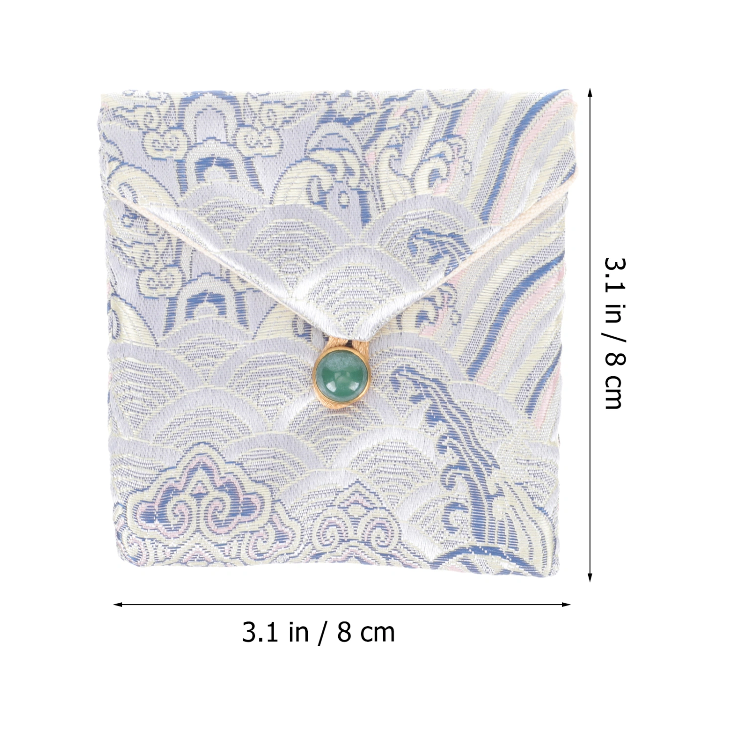 Multi-use Storage Pouch Portable Jewelry Container Embroidered Jewelry Pouch