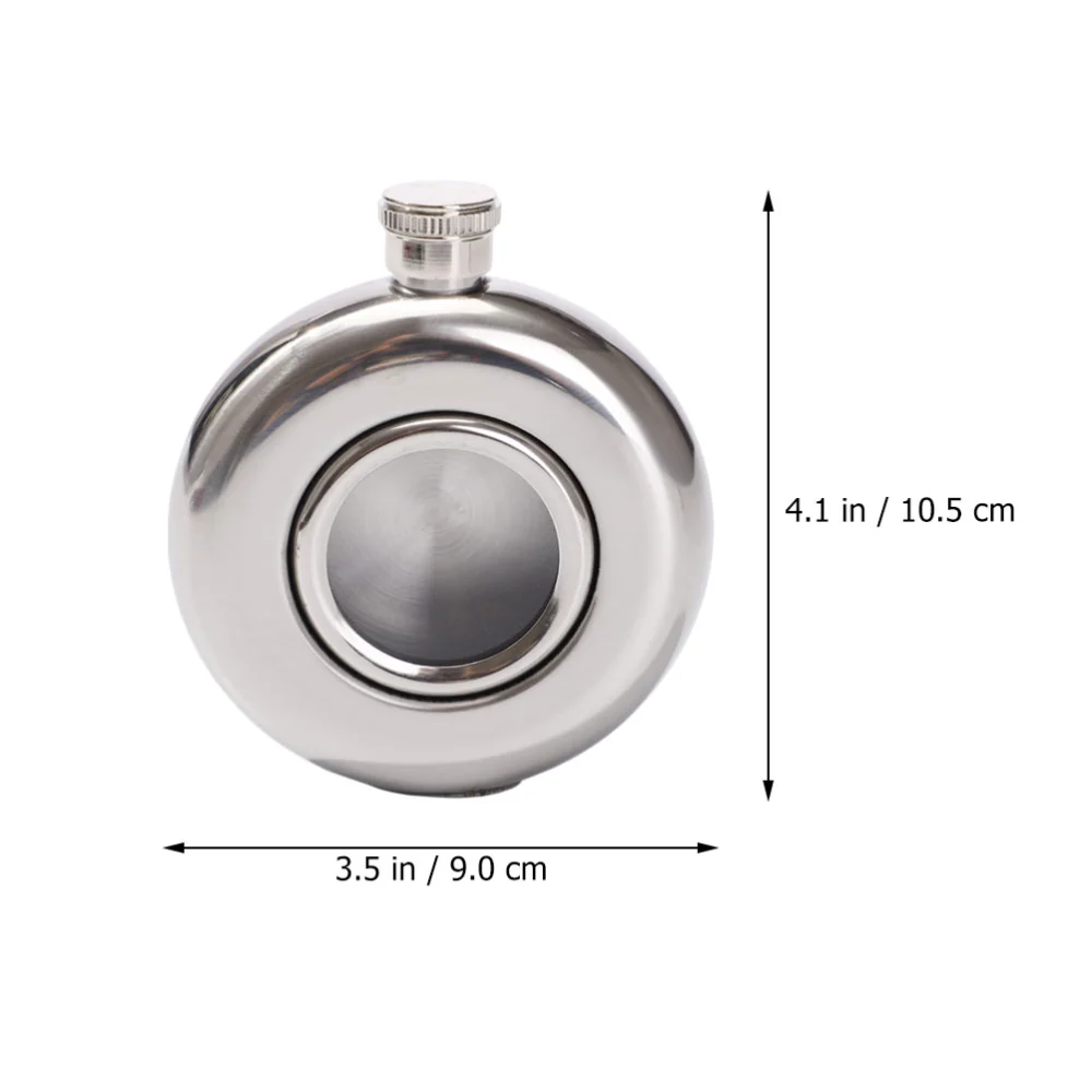 1Pc Portable Wine Bottle Stainless Steel Wine Pot Exquisite Outdoor Wine Flask