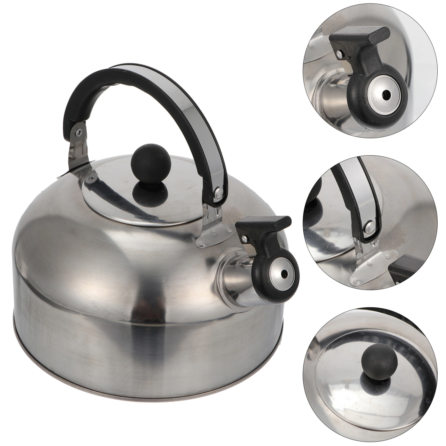 Stainless Steel Boil Water Kettle Bakelite Handle Pot Induction Cooker Kettle