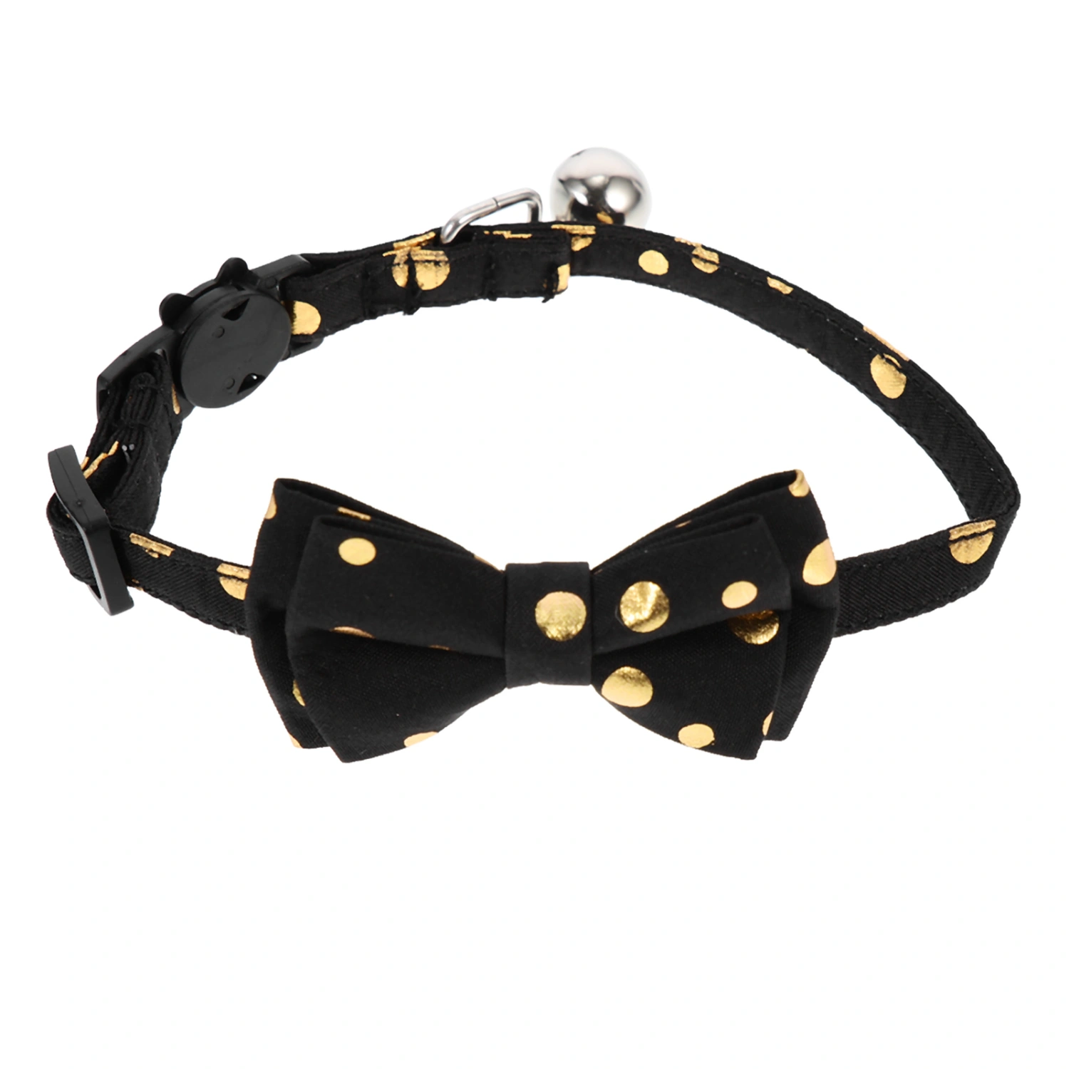 Decorative Bowknot Cat Collar with Bell Detachable Cat Collar Skin-friendly Pet Collar Decor