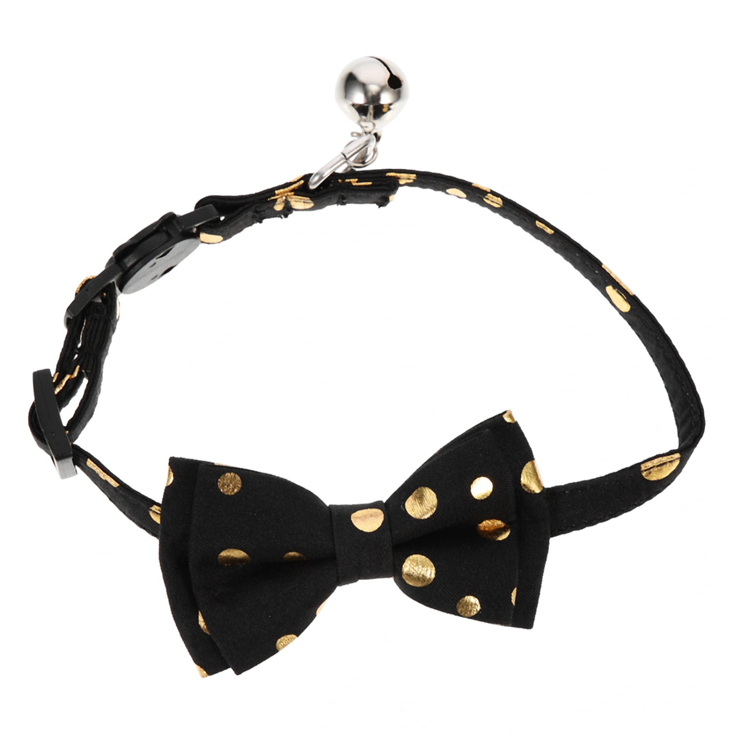 Decorative Bowknot Cat Collar with Bell Detachable Cat Collar Skin-friendly Pet Collar Decor