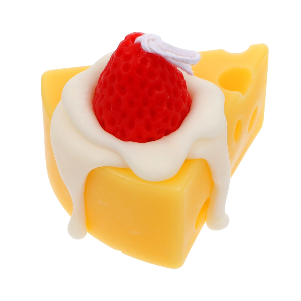 1pc Creative Cheese Shape Candles Scented Candles Bedroom Shooting Prop