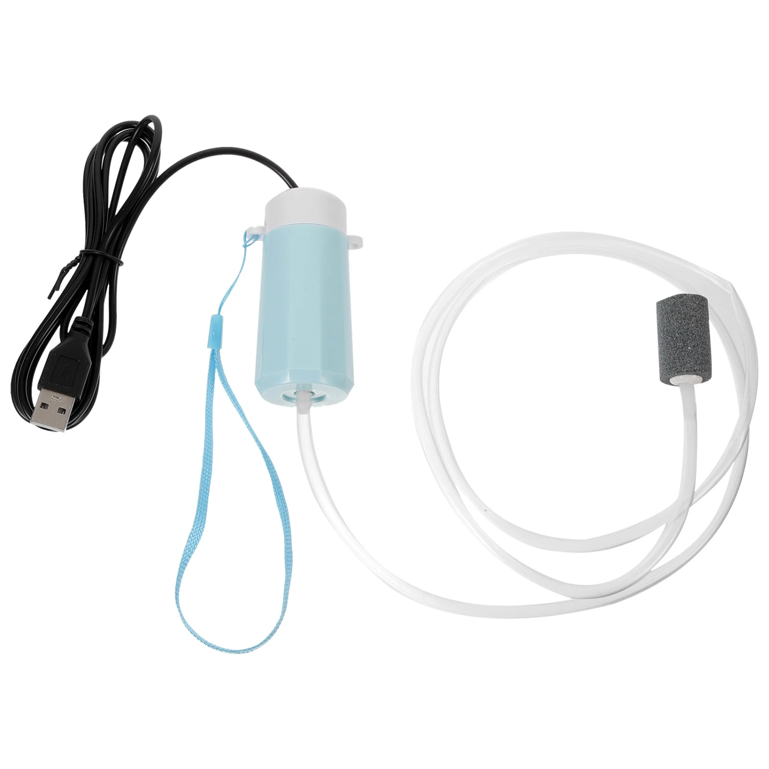 USB Powered Aquarium Air Pump Silent Fish Tank Bubbler Pump Oxygen Bubbler Aquarium Supply