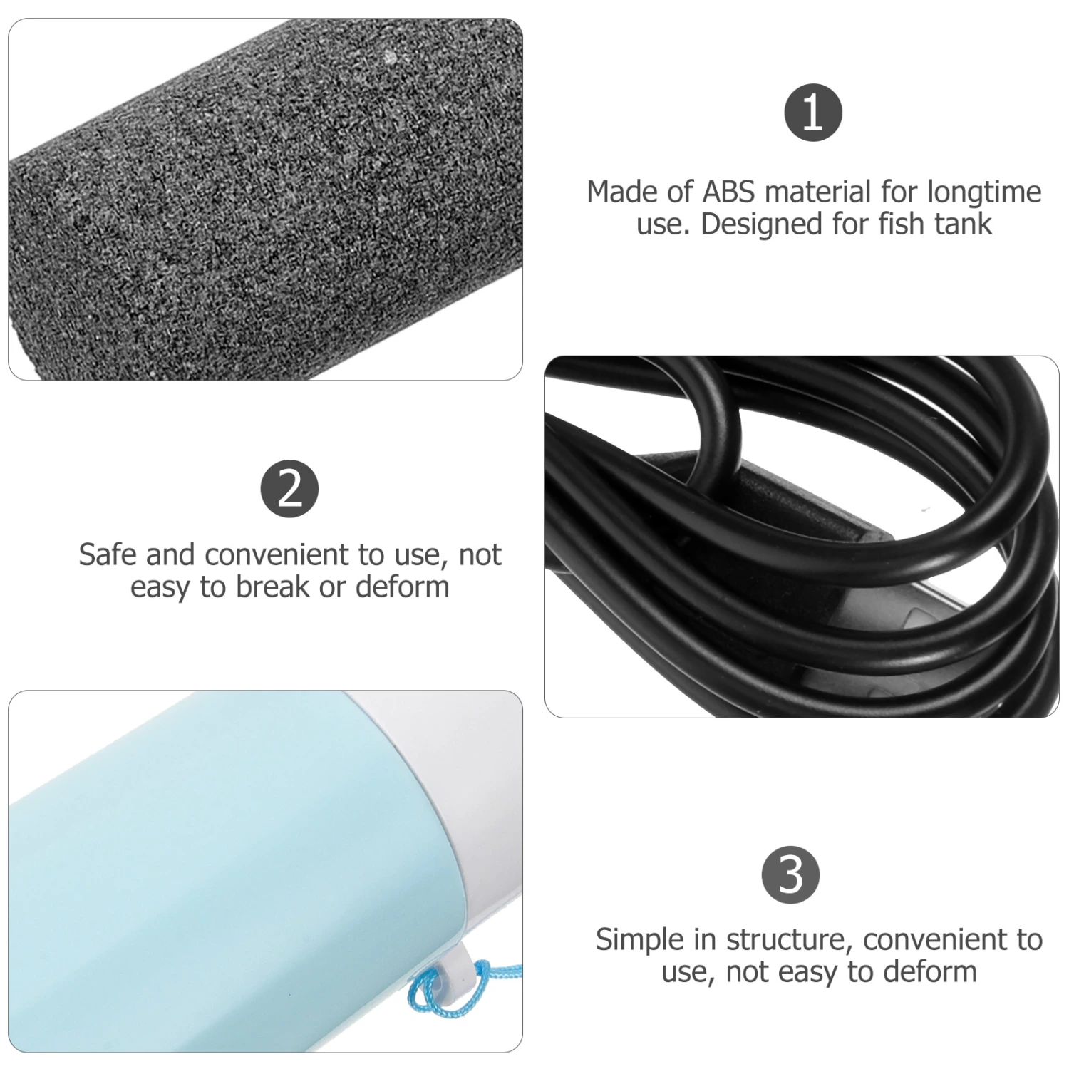 USB Powered Aquarium Air Pump Silent Fish Tank Bubbler Pump Oxygen Bubbler Aquarium Supply