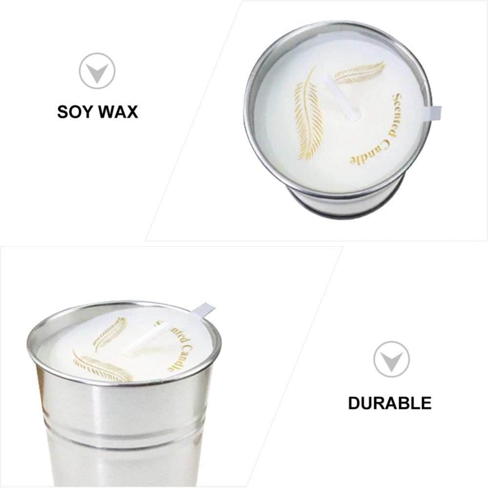 8pcs Citronella Scented Candles Soy Wax Bucket Candles for Indoor and Outdoor