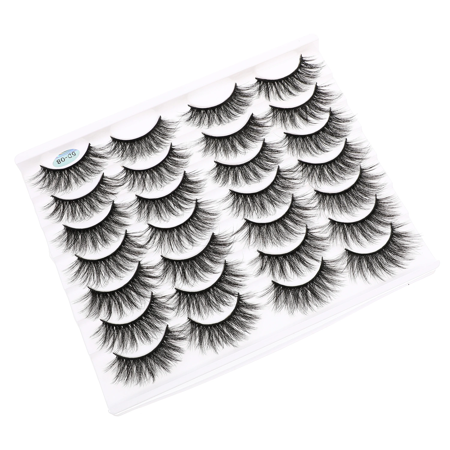 1 Box of False Eyelashes Manual Polishing Eyelashes Artificial Makeup Eyelashes