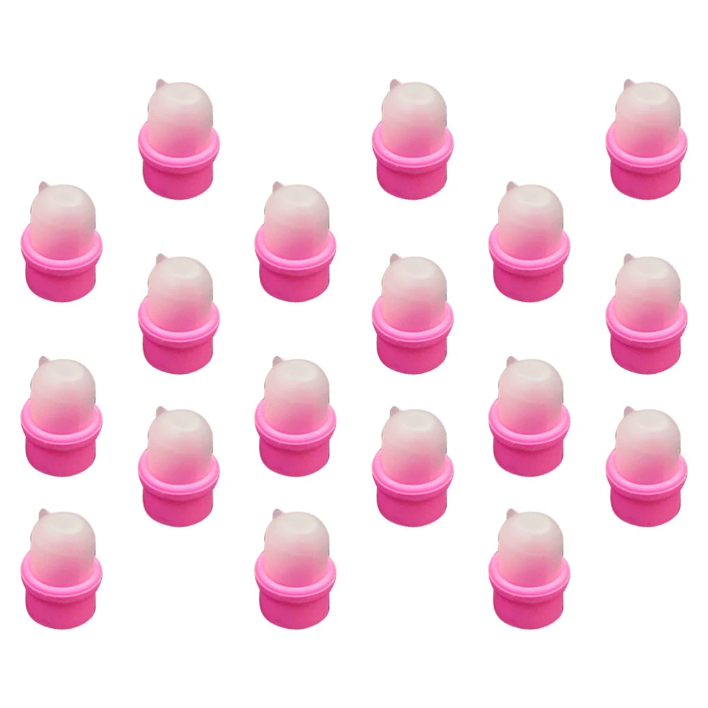 20PCS Manicure Nail Soaker Cover Nail Removing Cover Nail Polish Removal Cover