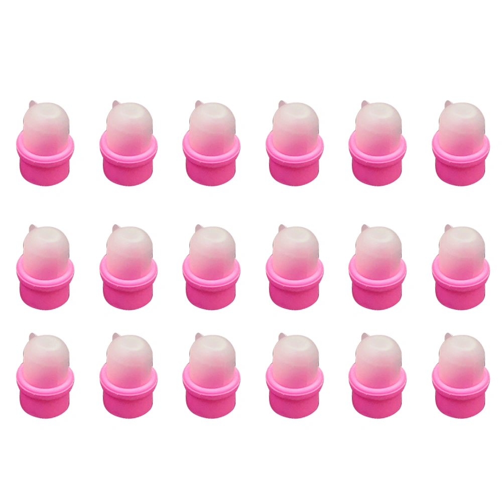 20PCS Manicure Nail Soaker Cover Nail Removing Cover Nail Polish Removal Cover