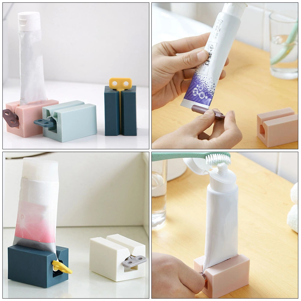 4pcs Convenient Toothpaste Squeezers Manual Toothpaste Squeezing Dispensers