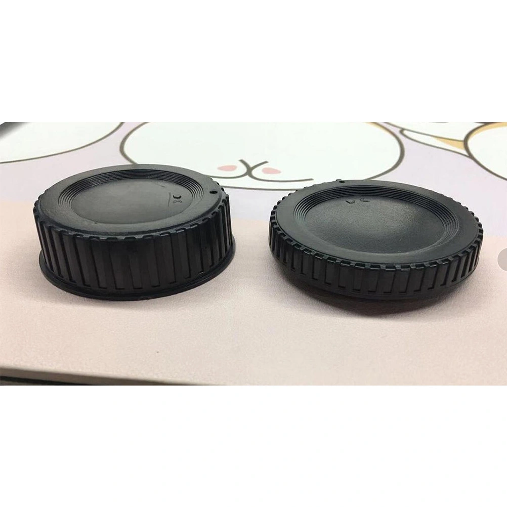 5 Set Rear Lens Cover with Camera Body Compatible for Nikon DSLR Camera (Black)