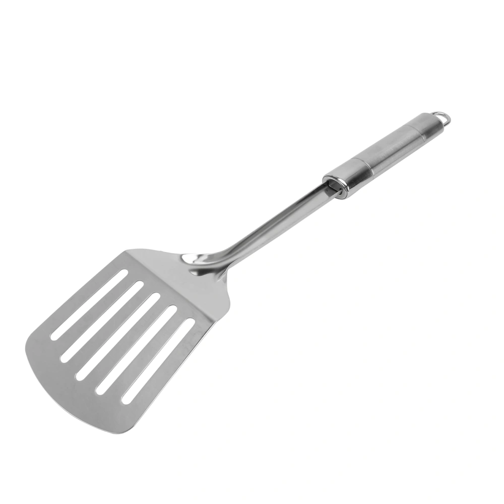 1pc Stainless Steel Steak Tong Spatula Shovel Kitchen Gadget for Home Restaurant (Silver)