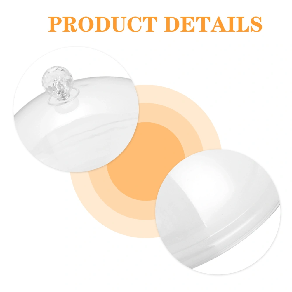 Round Food Cover Transparent Food Lid Food Fresh-keeping Dust-proof Cover