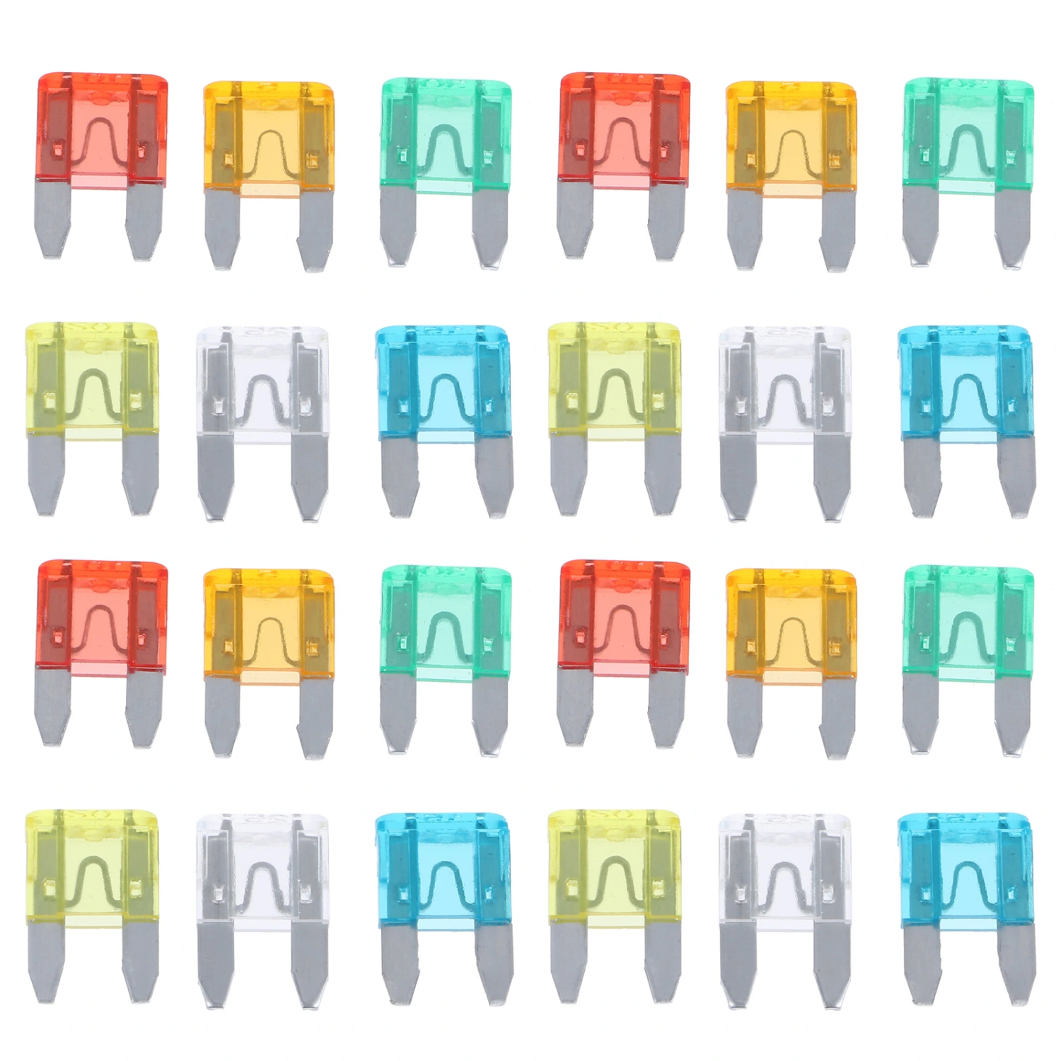 120 Pcs Standard Car Truck Blades Fuses Set Mini Auto Blades Fuse with Puller