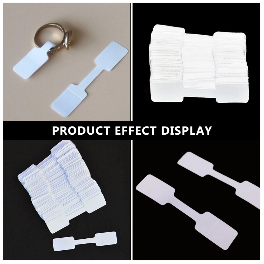 200Pcs Blank Jewelry Price Tags Stickers Jewelry Identification Display Labels