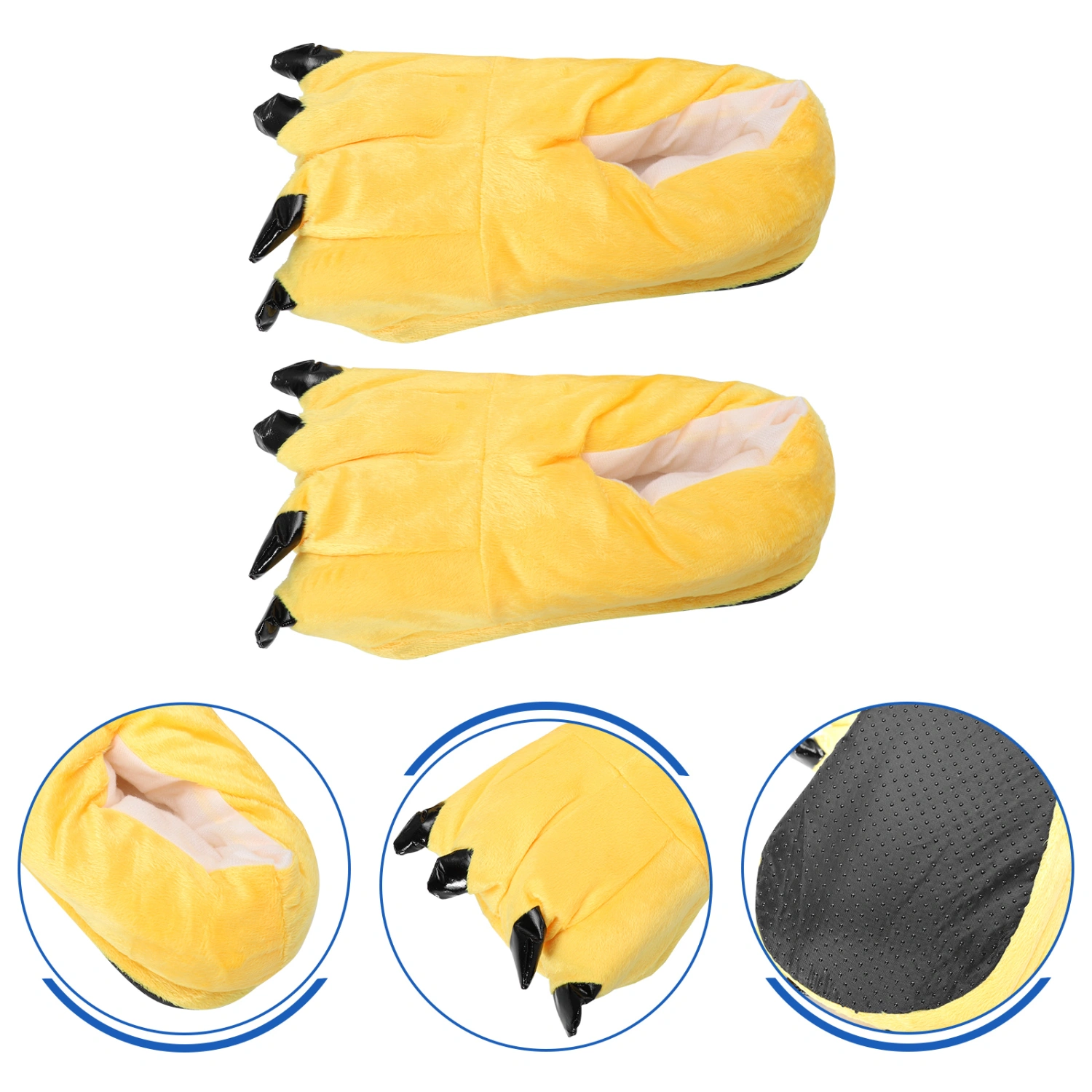 1 Pair Exquisite Warm Slippers Comfortable Winter Footwear Cartoon Home Slippers