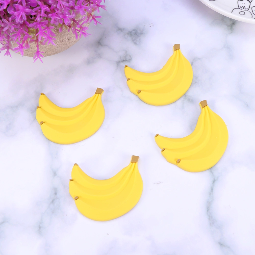 10pcs Fruit Refrigerator Magnet Sticker Office Magnet Fruit Fridge Magnet (Banana)