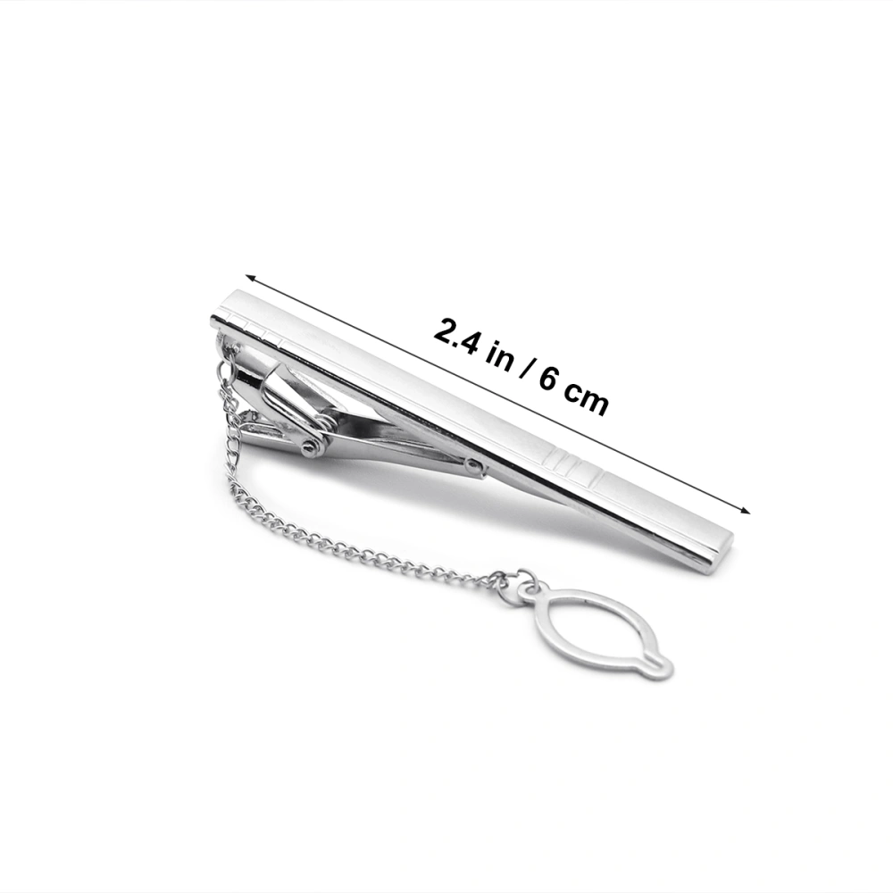 Men Modern Tie Clips Metal Simple Necktie Bar Clasp Pinch Clip Clamp Pin for Business Shirt Tie (Z11)