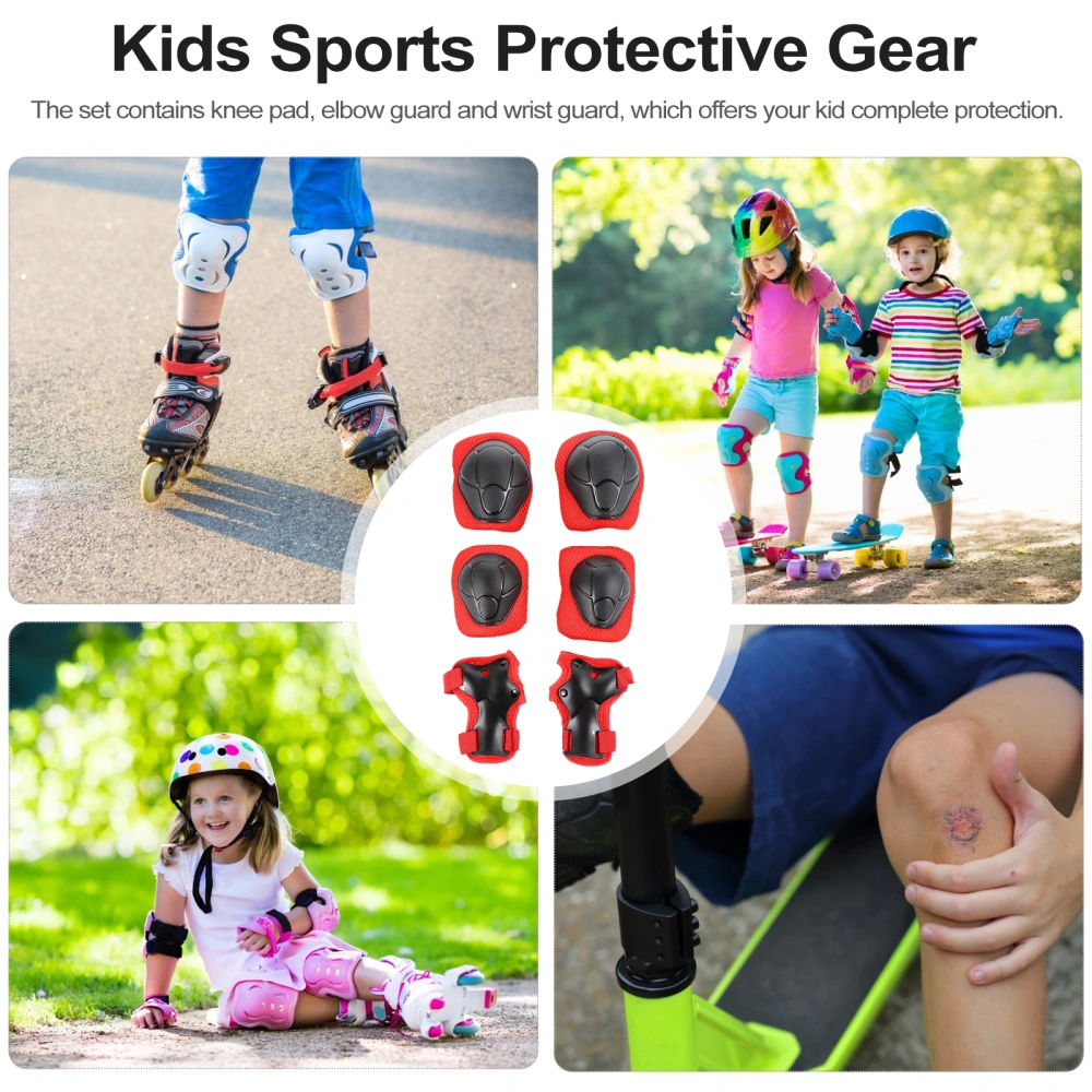 1 Set Teenager Skating Sports Kneepad Elbow Guard Kids Sports Proteactive Gear