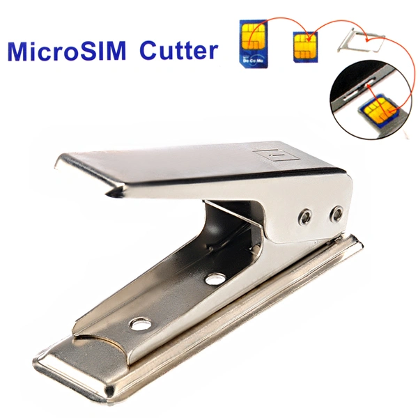 Micro SIM to Nano SIM Cutter for iPhone 5 (Silver)