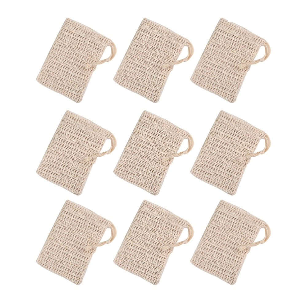 20 Pcs Exfoliating Soap Pouch Scrubbing Net Handmade Soap Storage Bags for Home Bath Shower