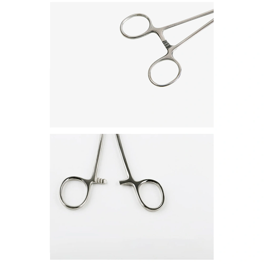 Stainless Steel Forceps Cupping Alcohol Cotton Clamp Plier Practical Home Plier (18cm Straight)