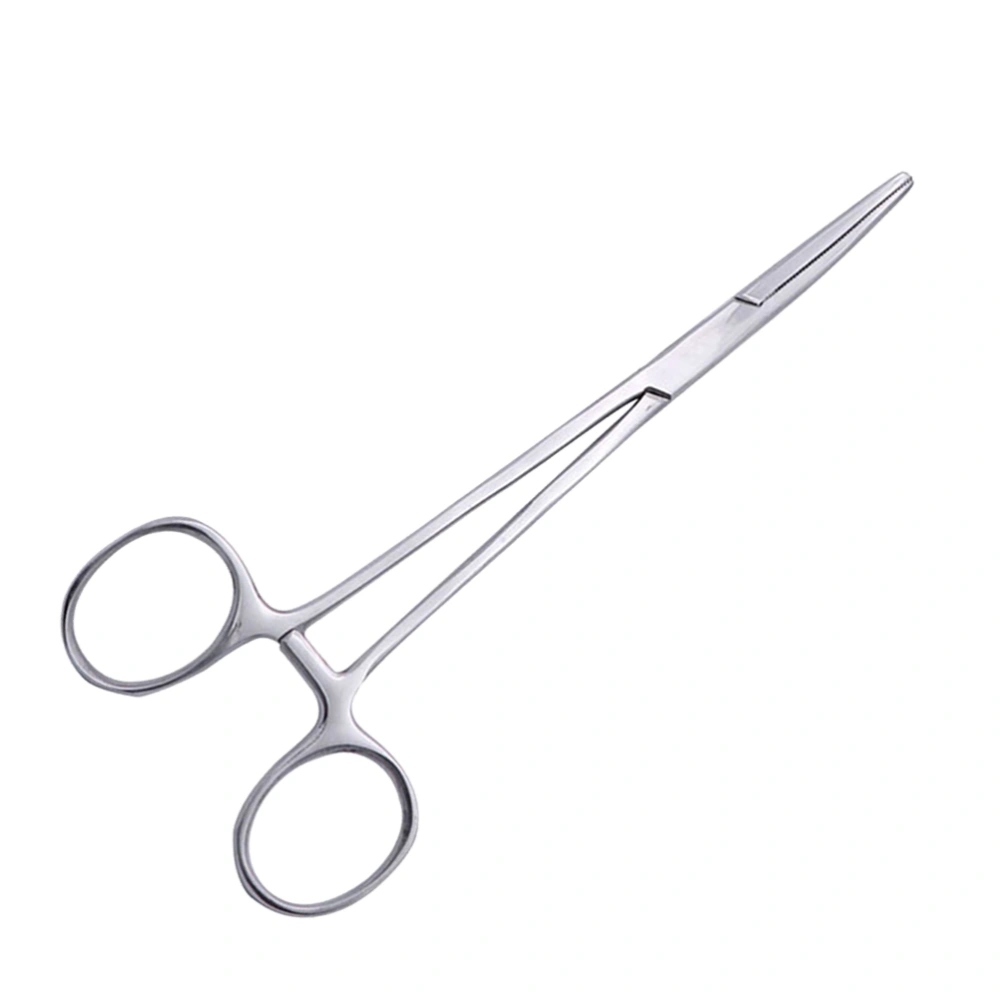 Stainless Steel Forceps Cupping Alcohol Cotton Clamp Plier Practical Home Plier (18cm Straight)