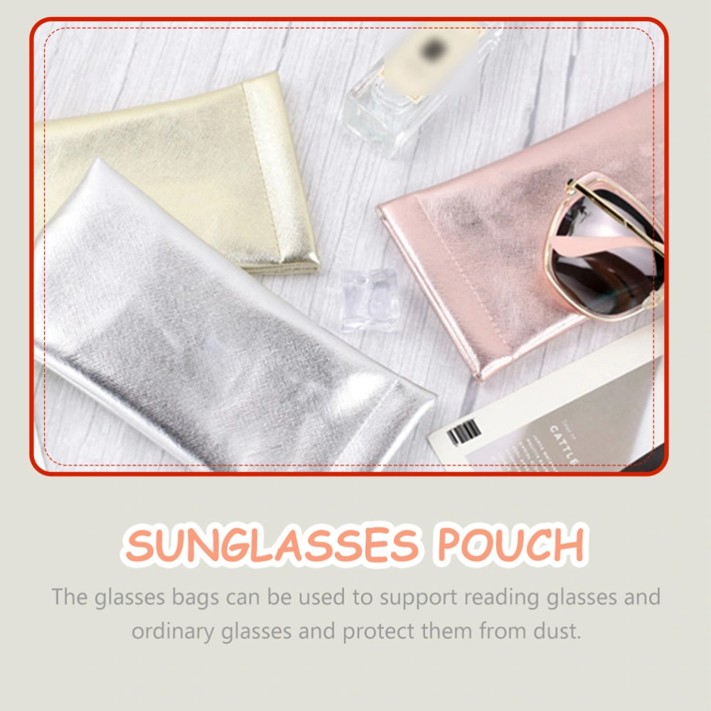 4pcs High-grade Convenient Glasses Bags Portable Sunglasses Storage Pouches