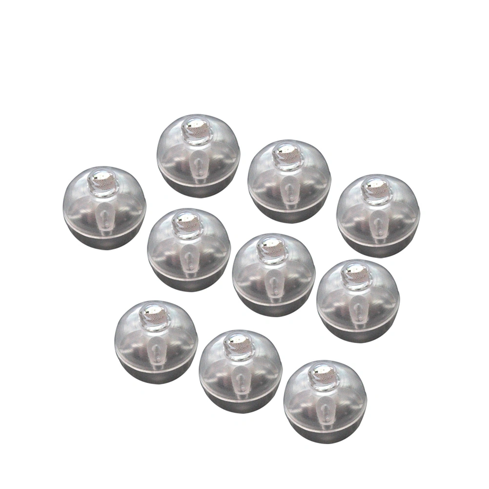 100 PCS Round LED Flash Ball Lamp Balloon Light Ornament Christmas Wedding Party Decoration (Green)