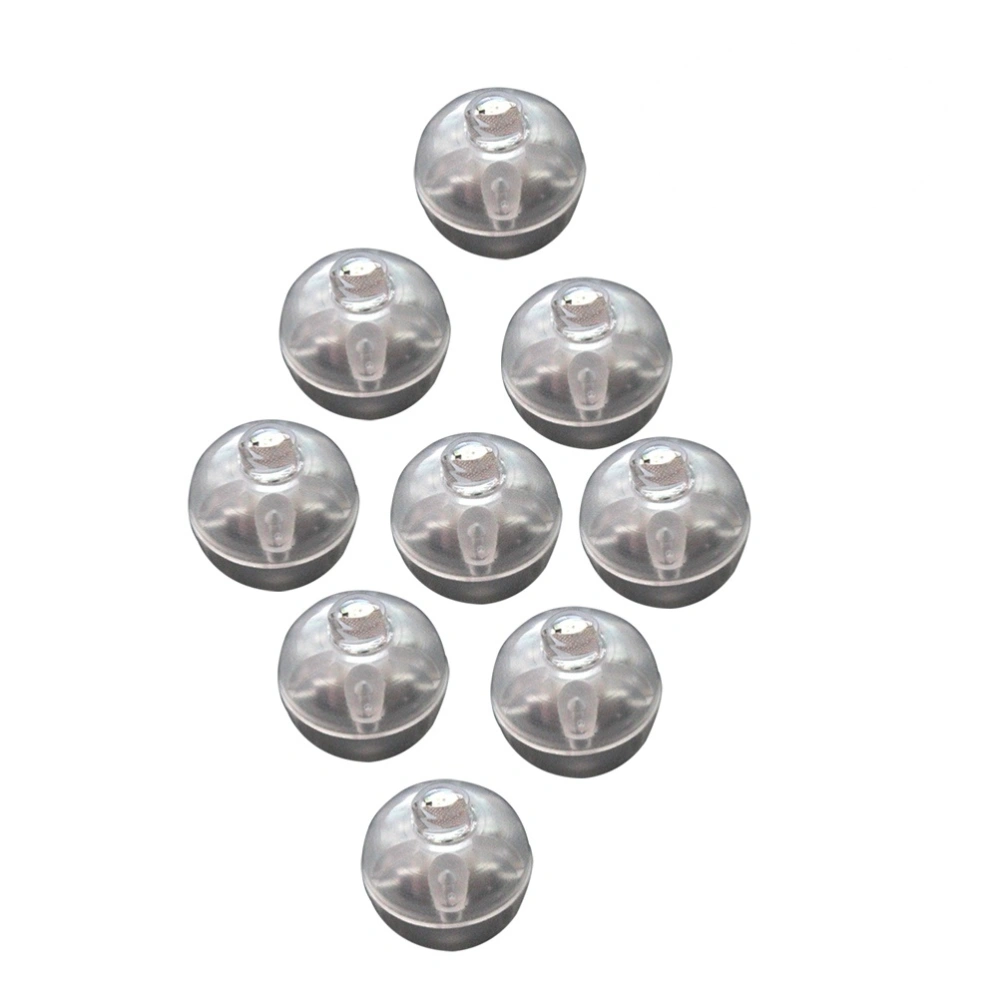 100 PCS Round LED Flash Ball Lamp Balloon Light Ornament Christmas Wedding Party Decoration (Green)