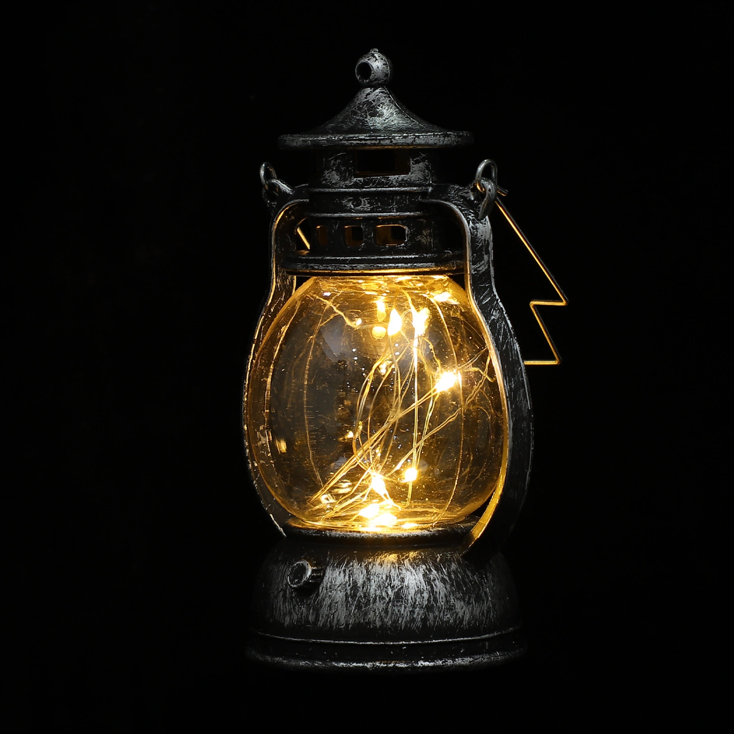 Portable Camping Light Vintage LED Lantern Tent Lamp Handheld Horse Lantern